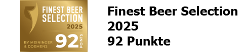 Finest Beer Selection 2025 92 Punkte