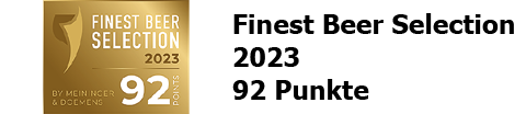 Finest Beer Selection 2023 92 Punkte