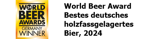 World Beer Award Bestes deutsches holzfassgelagertes Bier 2024